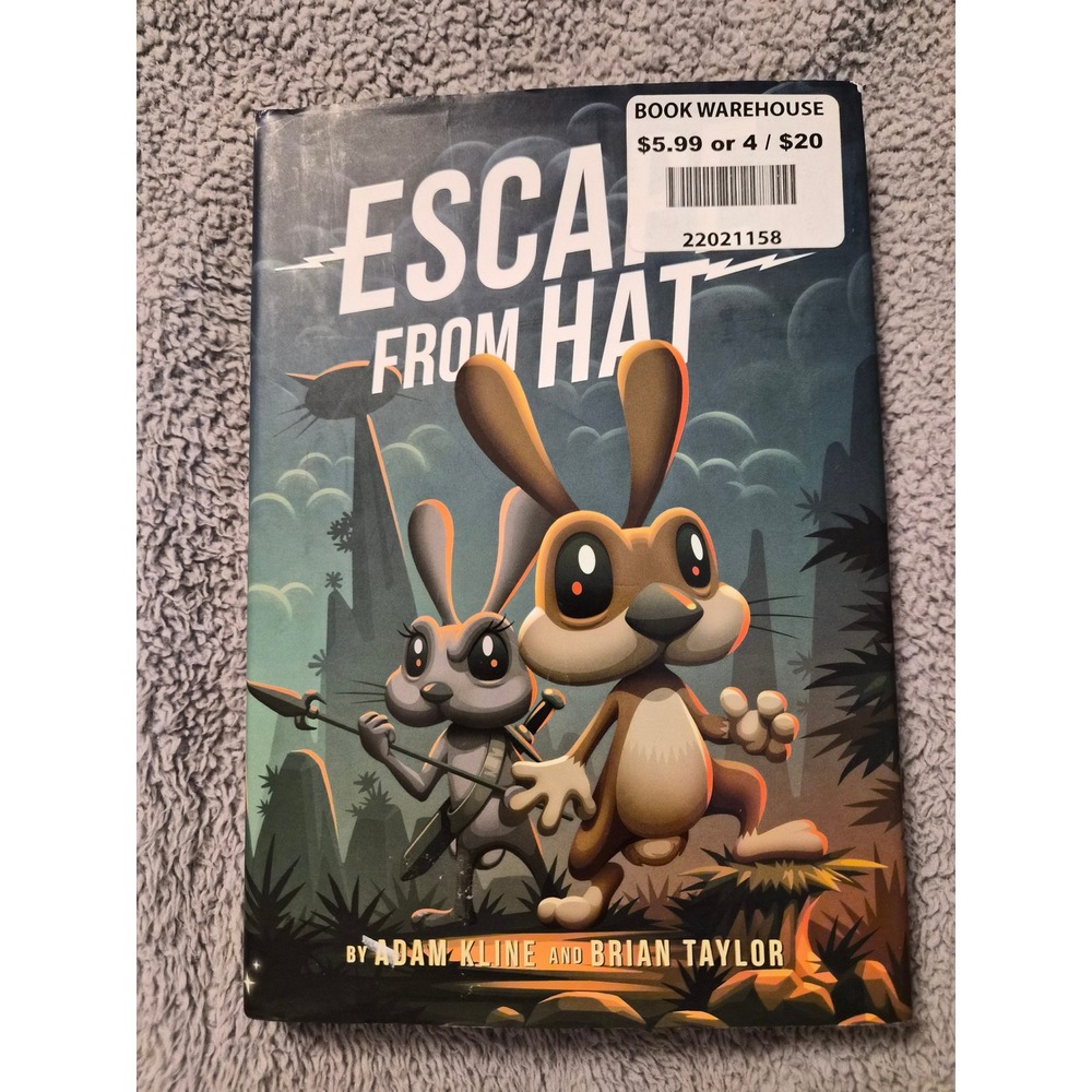 Escape from Hat Adam Kline Brian Taylor First Edition Hardcover Fantasy Book